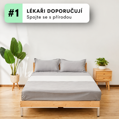 Grounding Silver Cotton Bed Sheet Grounding Mat Anti-static Bed Sheet